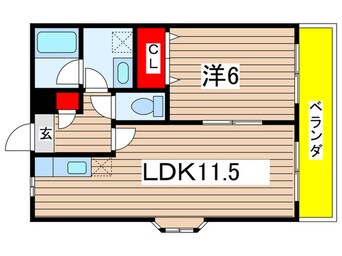 間取図 ピースコート