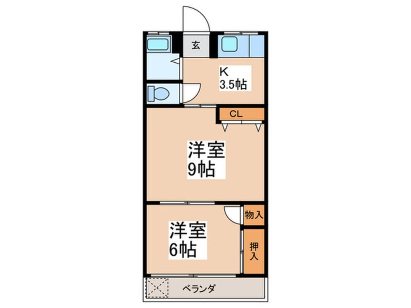 間取図 第二協友館マンション