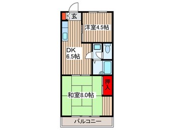 間取図 ハイホーム東芳