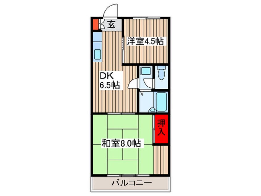 間取図 ハイホーム東芳