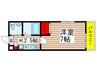 Flair 1Kの間取り