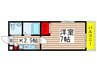 Flair 1Kの間取り