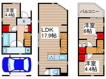 間取図 Kolet新柴又#02