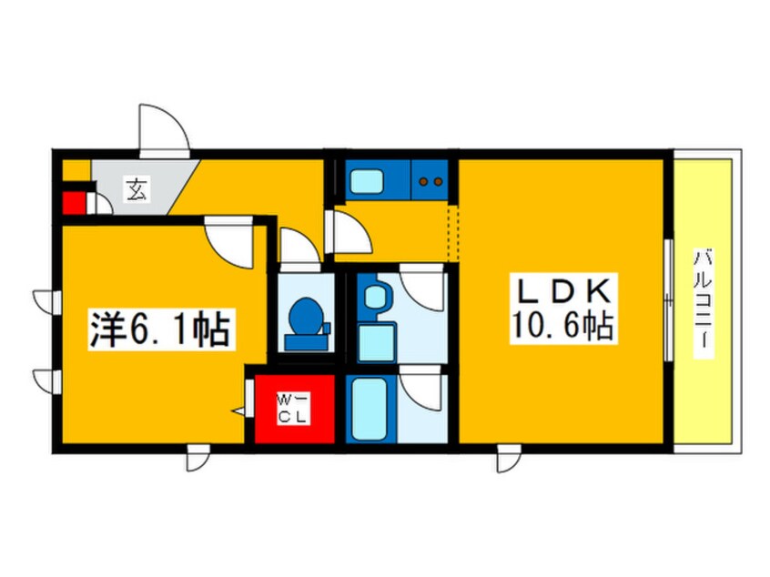 間取図 グランドソレイユ