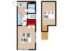 サニーホームズ２ 1Kの間取り
