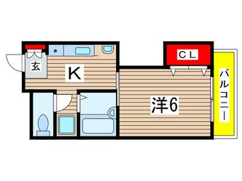 間取図 シアトリカル都賀