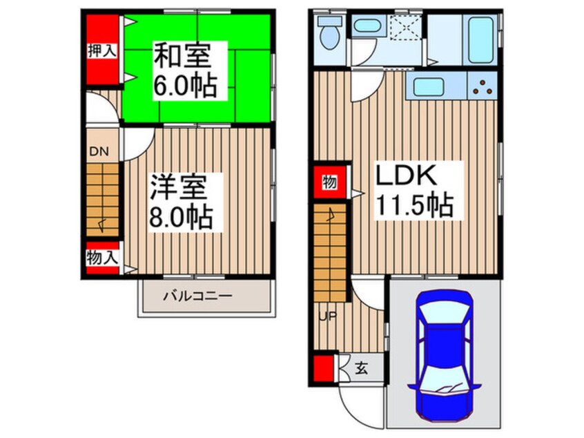 間取図 ノースコートⅢ