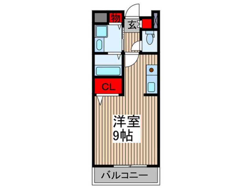 間取図 フィオリ－レ