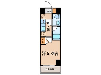 間取図 CREVISTA品川西大井Ⅱ