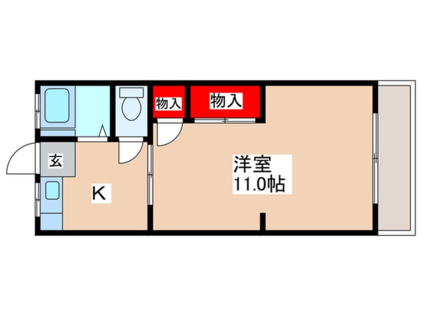 間取図 メゾンヤジマ