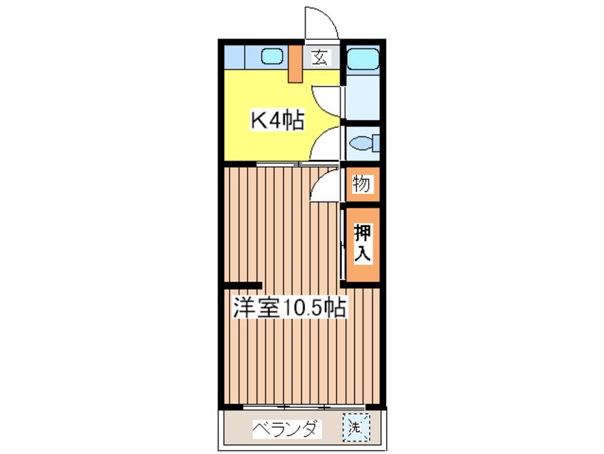 間取図 メゾンヤジマ