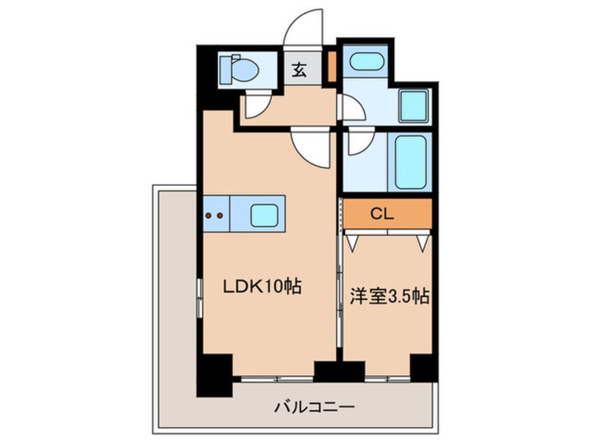 間取図 アヴェニール神楽坂