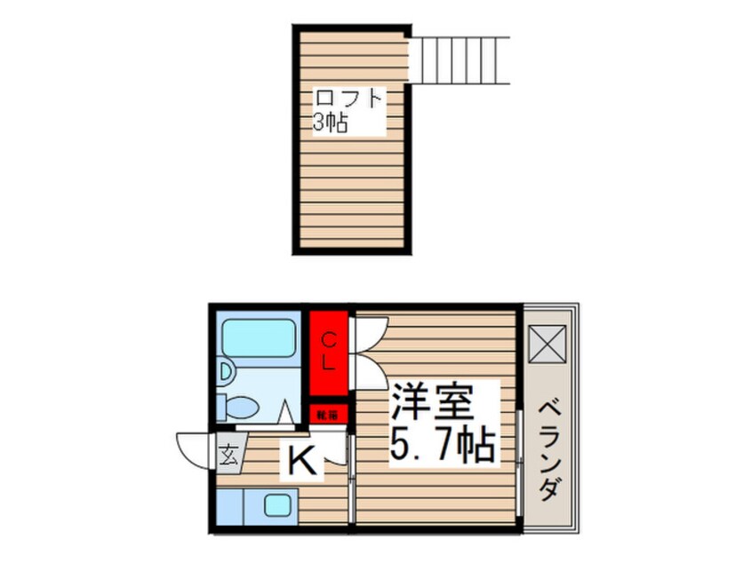 間取図 ハイツ翔洋