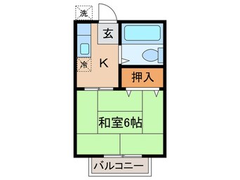 間取図 ハイツナミタ