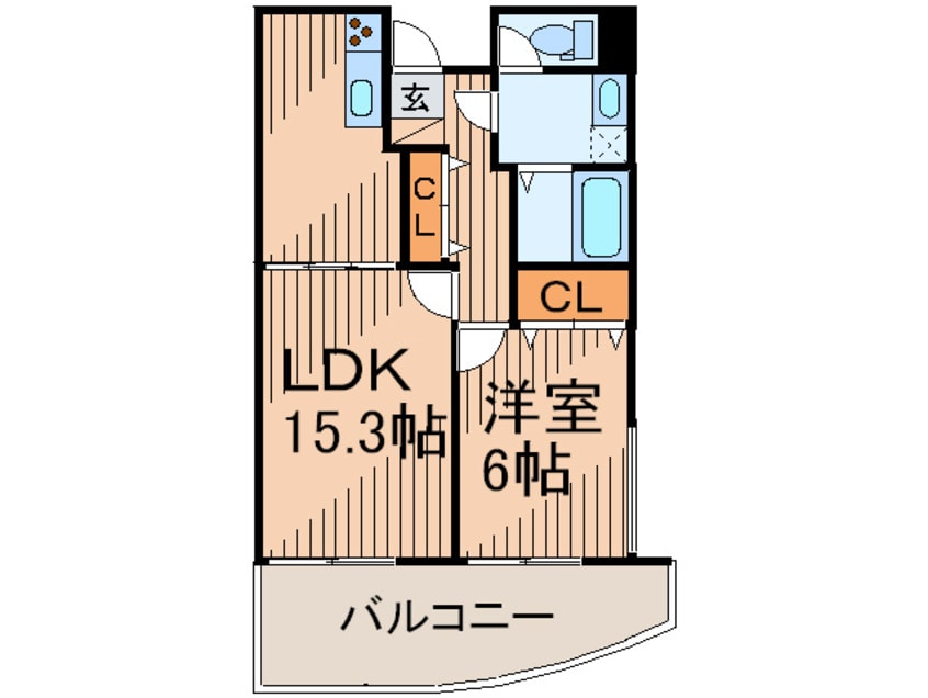 間取図 ピ－スフルプレイス
