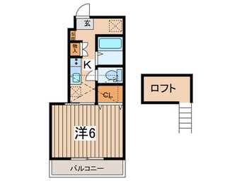 間取図 レグルス西谷