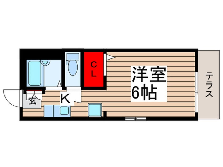 間取図 ウェルディ東菅野