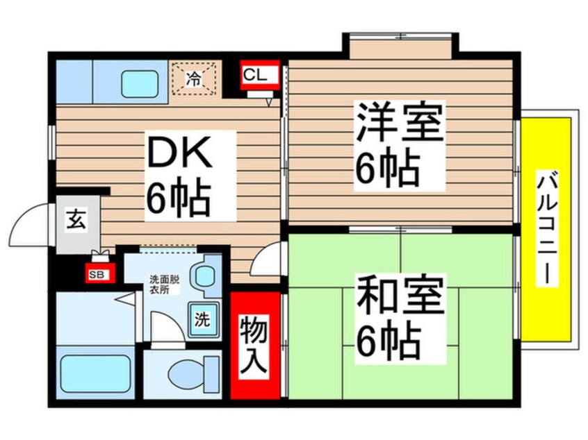 間取図 ルミエールＣ