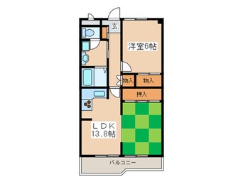 間取図 ロイヤルヒルズＫ