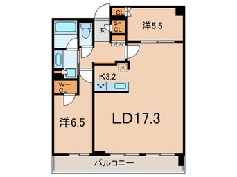 間取図 ウエリス新宿早稲田の森(705)