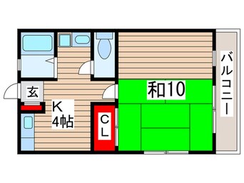 間取図 サニーハイツ園生