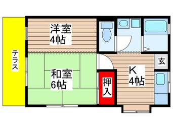 間取図 サニーハイツ園生