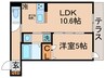 グラナーデ東水元 1LDKの間取り