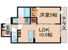 グラナーデ東水元 1LDKの間取り