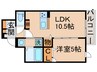グラナーデ東水元 1LDKの間取り