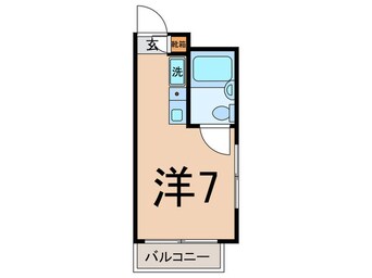 間取図 メインステージ目黒(101)