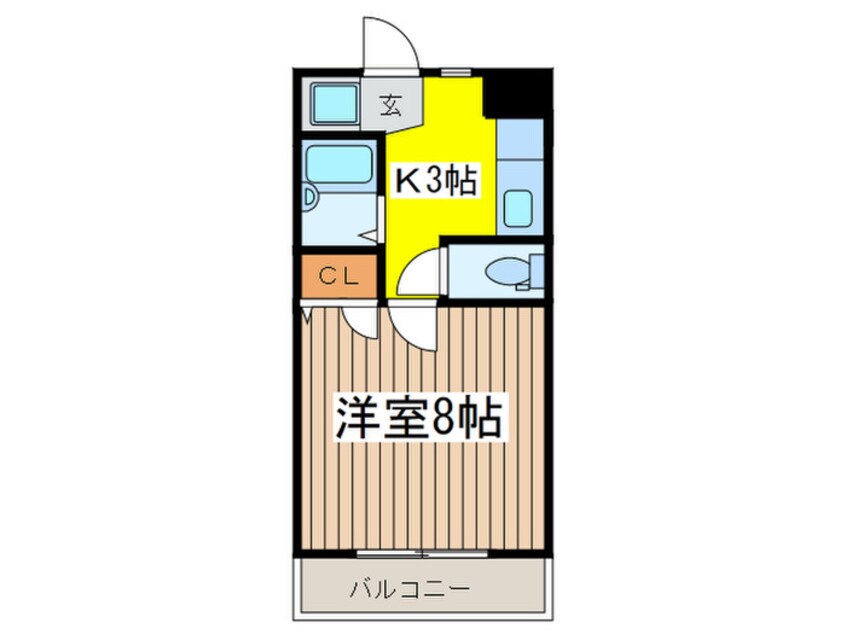 間取図 岩戸北高根マンション