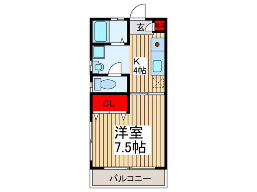 間取図 コ－ポアルビレオⅡ
