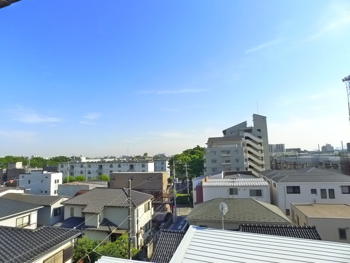 室内からの展望 竹の園マンション