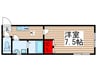 ＫＳ　ｂａｓｅ 1Kの間取り