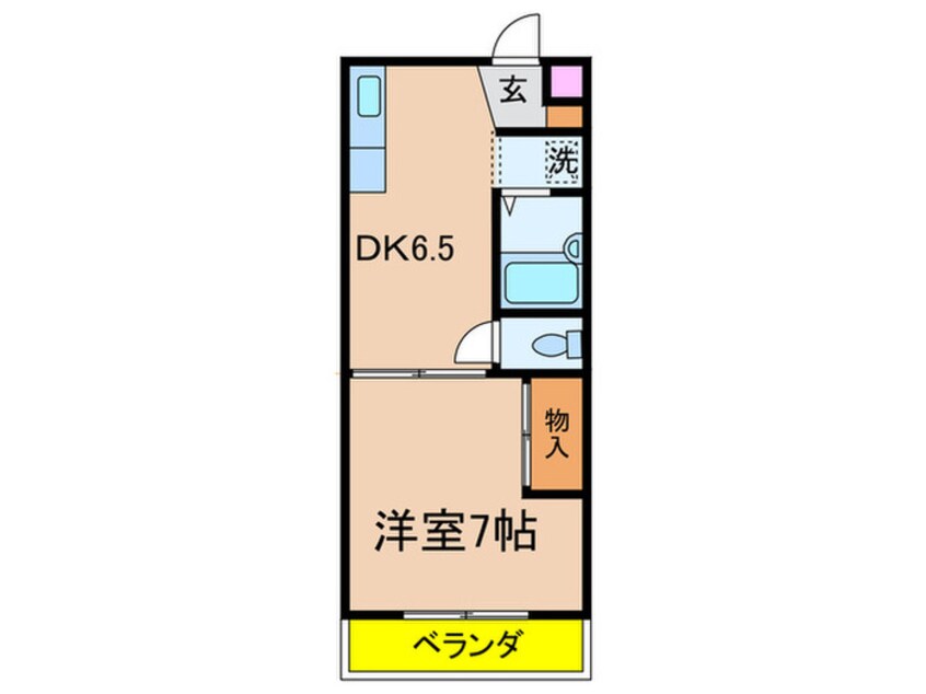 間取図 河野ハイム　No.6