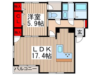 間取図 アルカディア