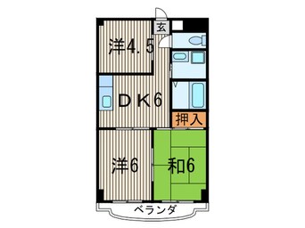 間取図 グリーンハイム是政