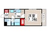 ブルックサイド西葛西 1Kの間取り