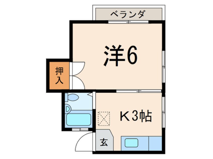 間取図 Ｄ　ＨＯＵＳＥ