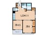新大塚共同住宅（808） 2LDKの間取り