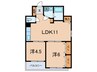 新大塚共同住宅（808） 2LDKの間取り