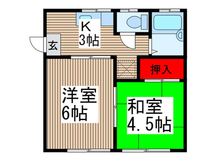間取り図 山崎アパート