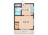 サン．エイト 1DKの間取り