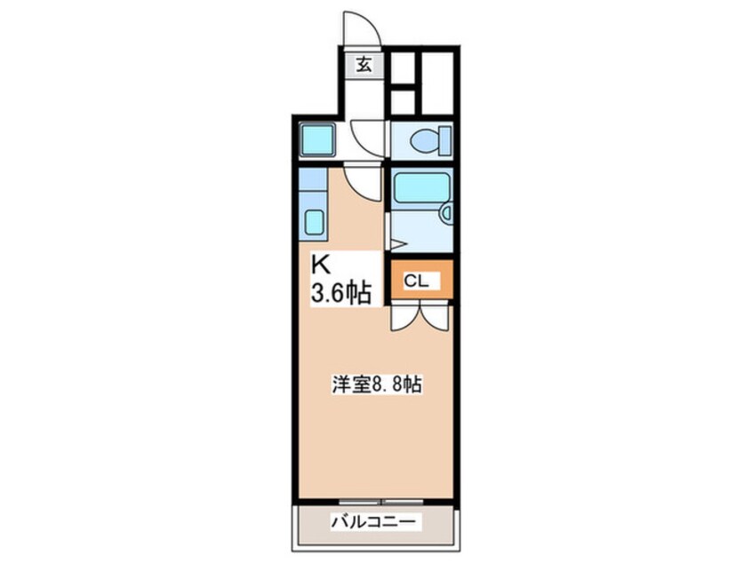 間取図 ドミネント清水