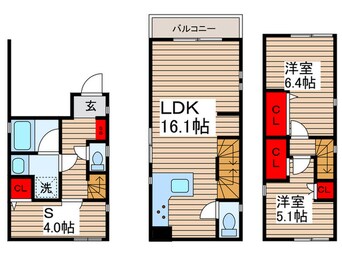 間取図 Kolet新柴又#03