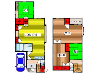 間取図 東岸町戸建