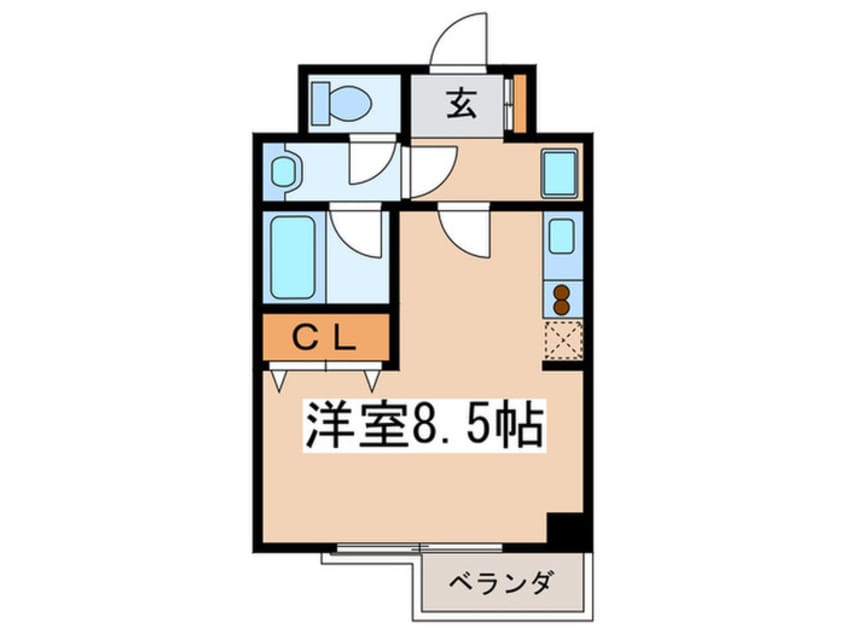 間取図 le　lien　Chofu