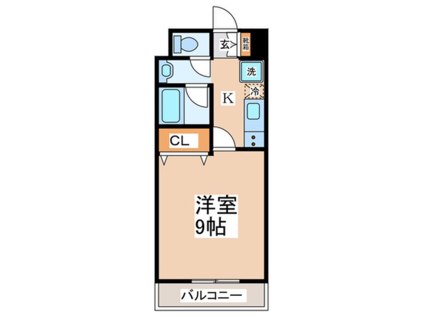 間取図 カームコート