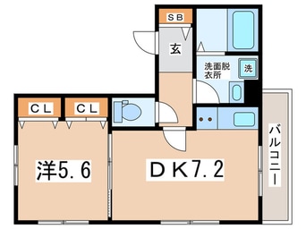 間取図 サンライズⅤ