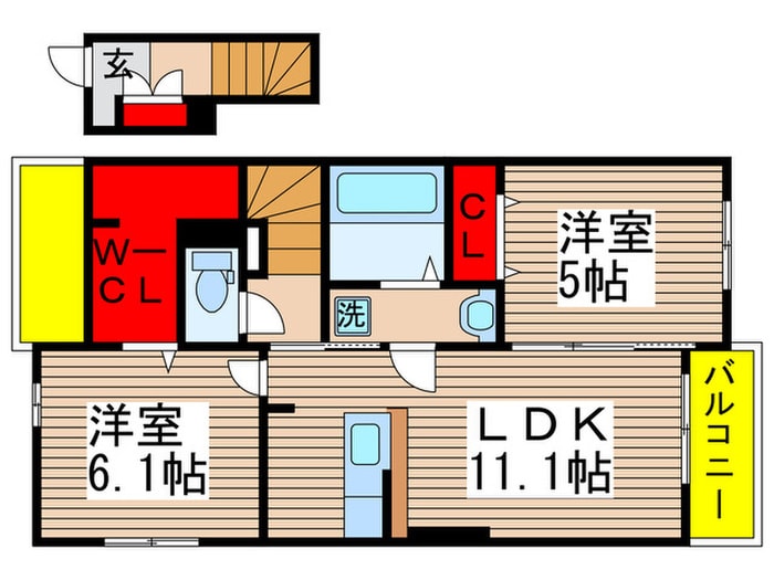 間取り図 ブローテ・コリーヌ
